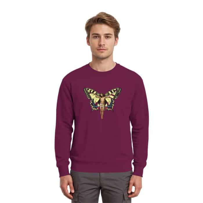 Jesus Butterfly 8 - Premium Sweatshirt – Bild 6