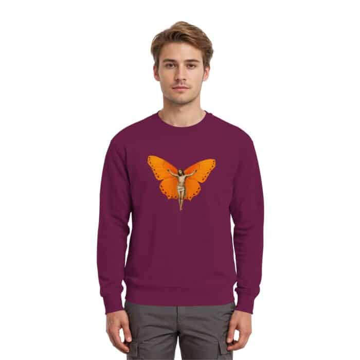 Jesus Butterfly 9 - Premium Sweatshirt – Bild 6