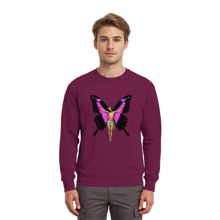 Jesus Butterfly 5 - Premium Sweatshirt – Bild 6