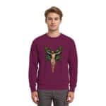 Jesus Butterfly 1 - Premium Sweatshirt – Bild 6