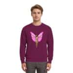 Jesus Butterfly 3 - Premium Sweatshirt – Bild 6