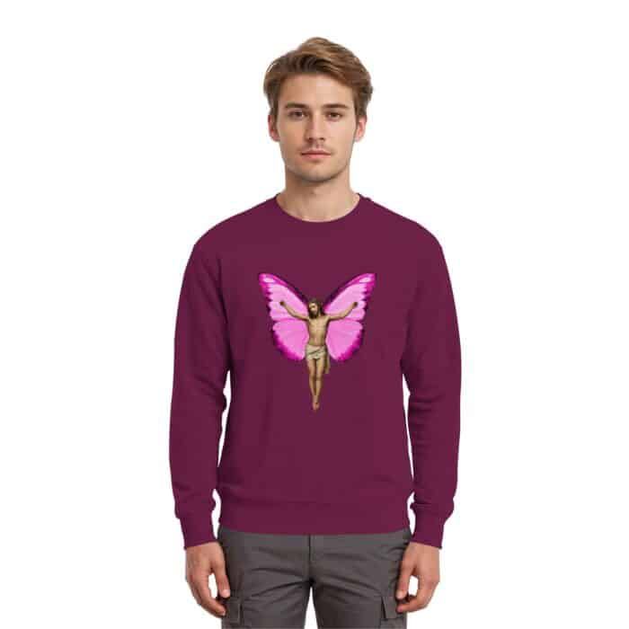Jesus Butterfly 3 - Premium Sweatshirt – Bild 6