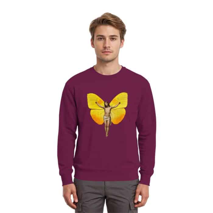 Jesus Butterfly 2 - Premium Sweatshirt – Bild 6