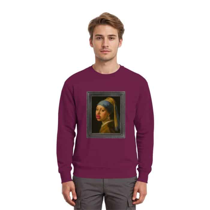 Das Mädchen mit dem Ohrring - Premium Sweatshirt – Bild 6