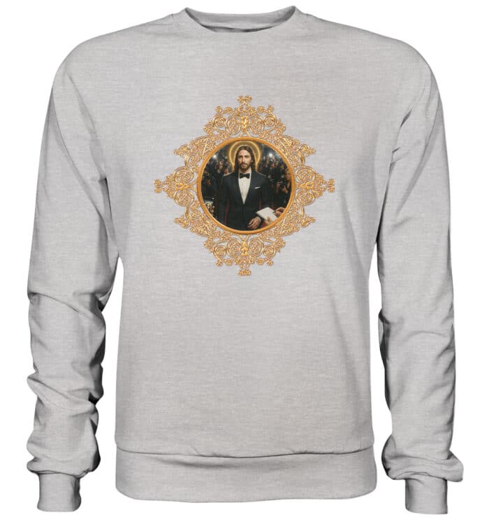 Jesus in Smoking - Premium Sweatshirt – Bild 13