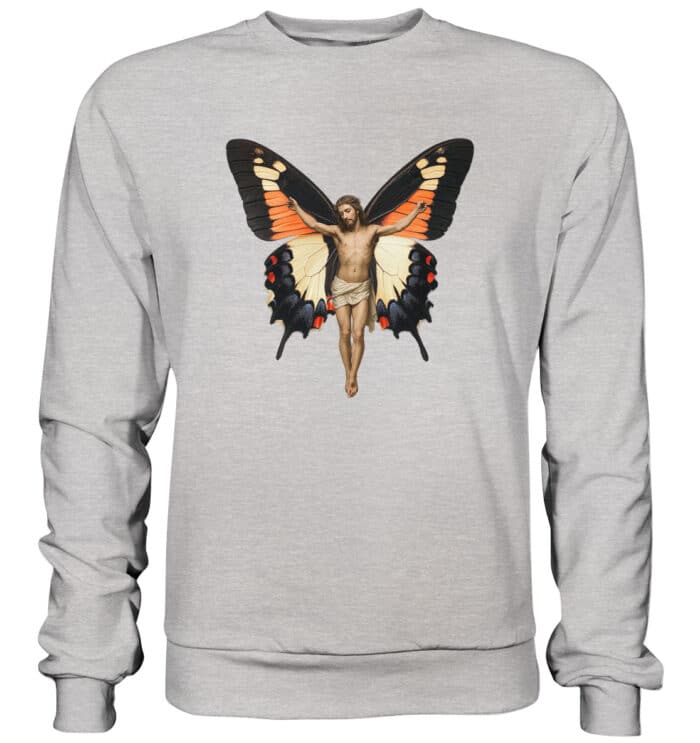 Jesus Butterfly 7 - Premium Sweatshirt – Bild 13