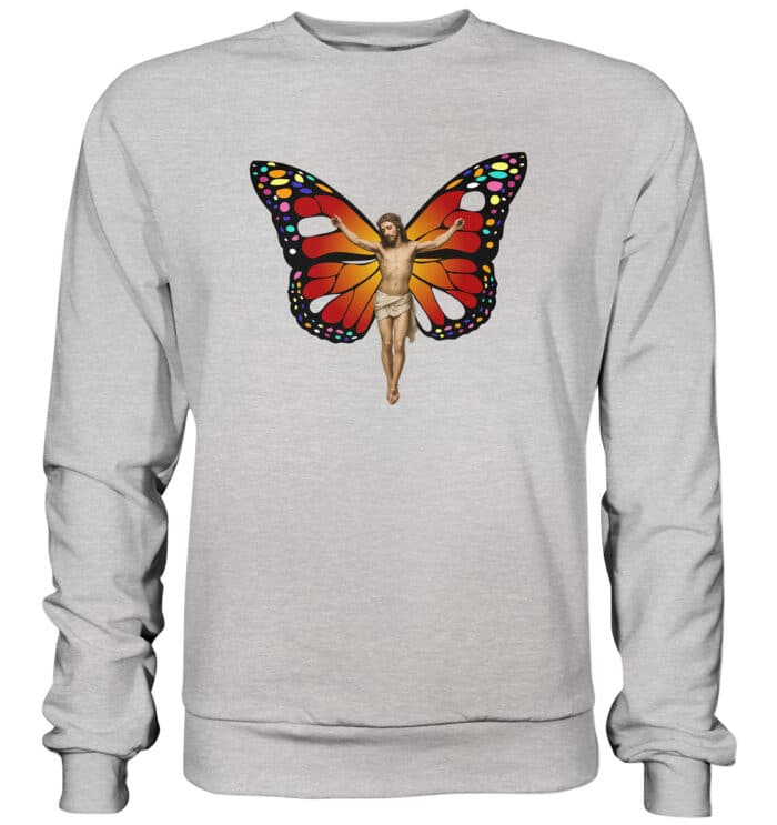 Jesus Butterfly 10 - Premium Sweatshirt – Bild 13