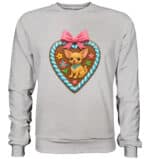 Lebkuchenherz Chihuahua - Premium Sweatshirt – Bild 13