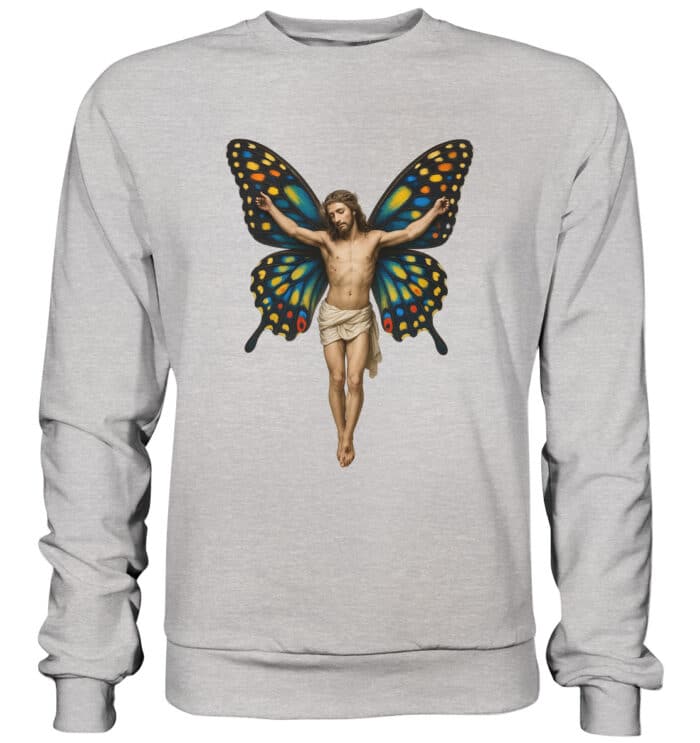 Jesus Butterfly 1 - Premium Sweatshirt – Bild 13