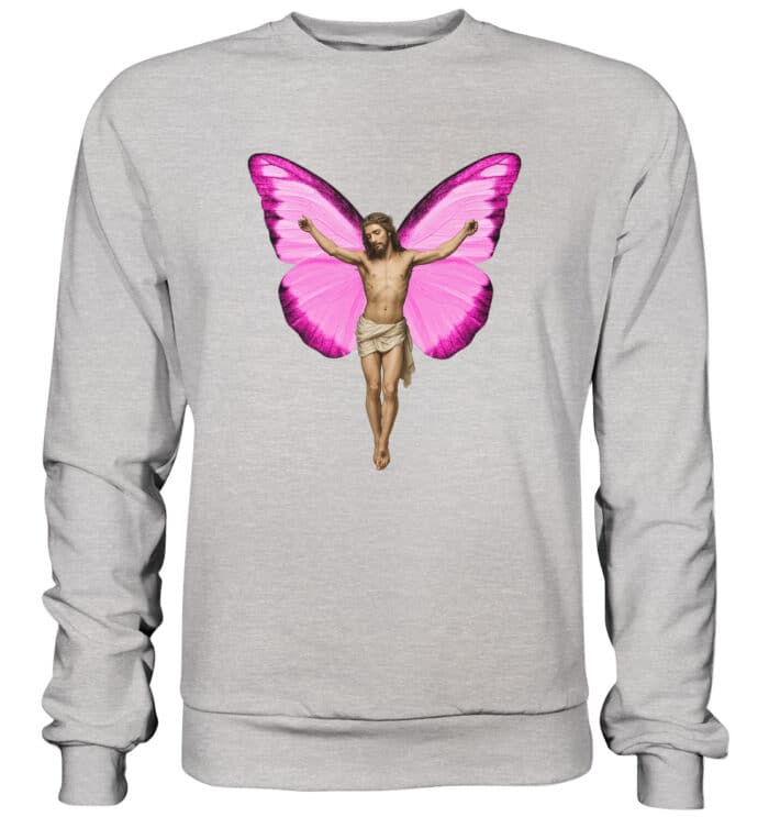 Jesus Butterfly 3 - Premium Sweatshirt – Bild 13
