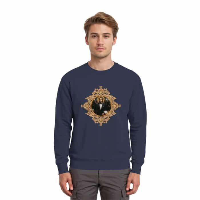 Jesus in Smoking - Premium Sweatshirt – Bild 10