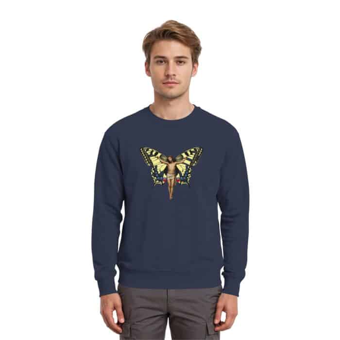 Jesus Butterfly 8 - Premium Sweatshirt – Bild 10