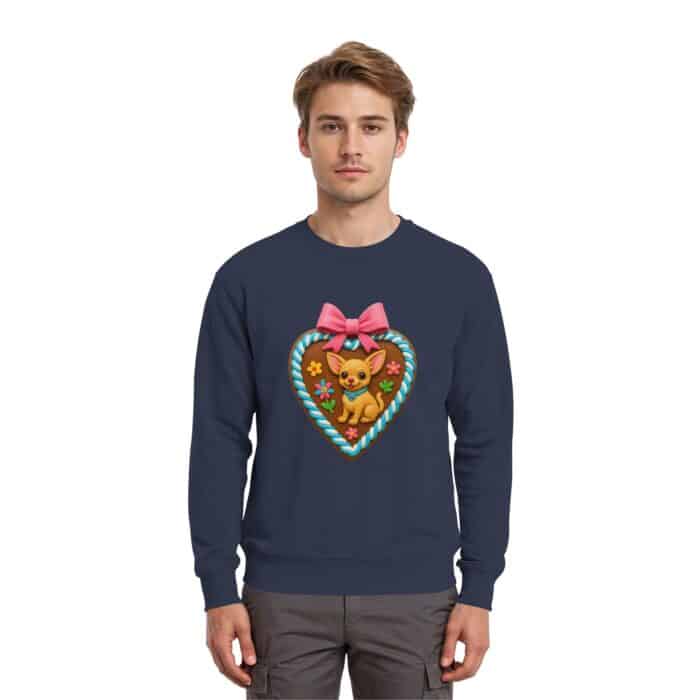 Lebkuchenherz Chihuahua - Premium Sweatshirt – Bild 10