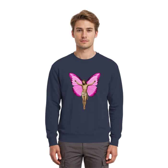 Jesus Butterfly 3 - Premium Sweatshirt – Bild 10