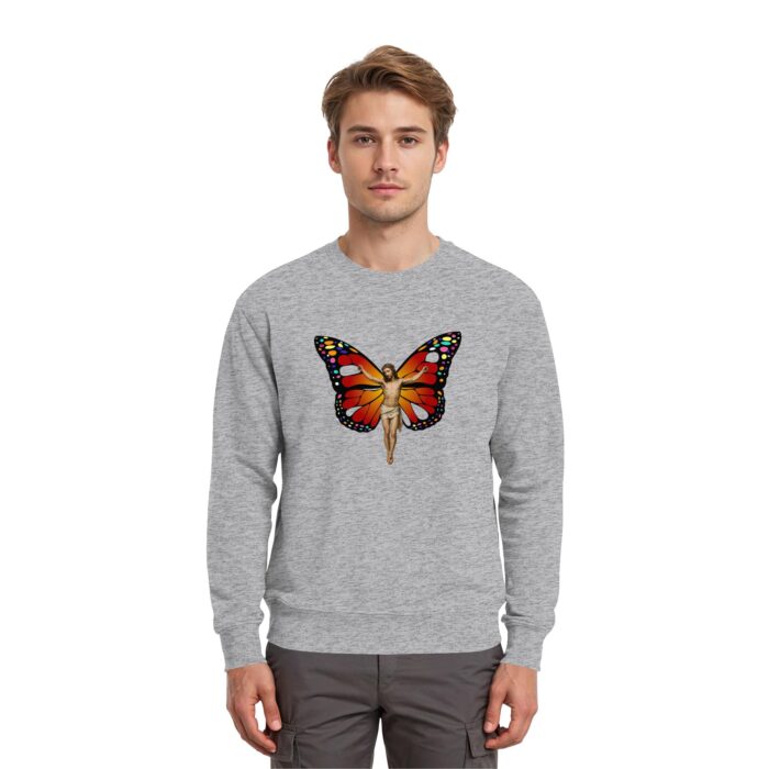 Jesus Butterfly 10 - Premium Sweatshirt – Bild 14