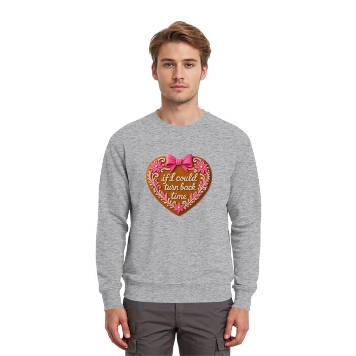 Lebkuchenherz If i could turn back time - Premium Sweatshirt – Bild 14