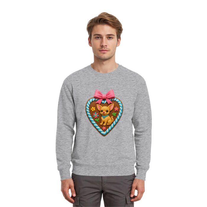 Lebkuchenherz Chihuahua - Premium Sweatshirt – Bild 14