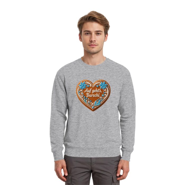 Lebkuchenherz Burschi - Premium Sweatshirt – Bild 14