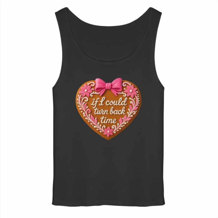 Lebkuchenherz If i could turn back time - Relaxed Tank Top – Bild 1