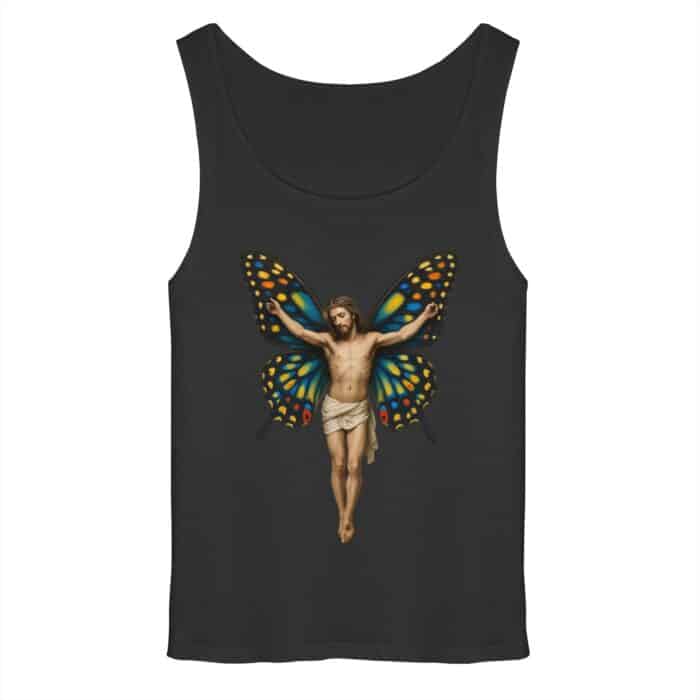 Jesus Butterfly 1 - Relaxed Tank Top – Bild 1