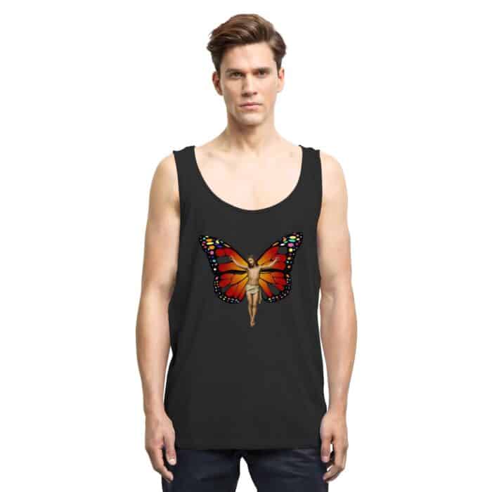 Jesus Butterfly 10 - Relaxed Tank Top – Bild 2