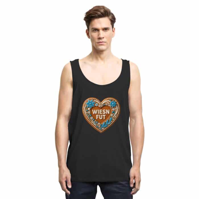 Lebkuchenherz Wiesn Fut - Relaxed Tank Top – Bild 2