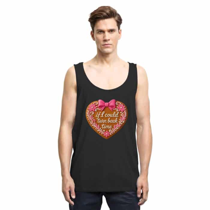 Lebkuchenherz If i could turn back time - Relaxed Tank Top – Bild 2