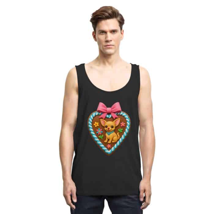 Lebkuchenherz Chihuahua - Relaxed Tank Top – Bild 2