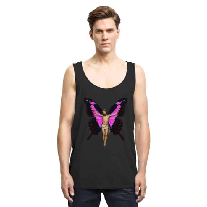 Jesus Butterfly 5 - Relaxed Tank Top – Bild 2