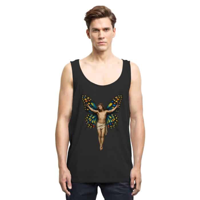 Jesus Butterfly 1 - Relaxed Tank Top – Bild 2