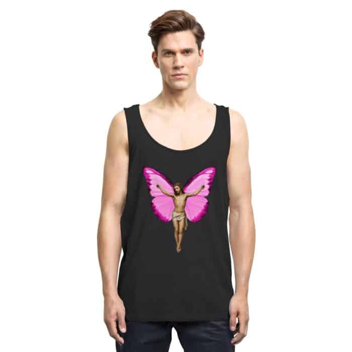 Jesus Butterfly 3 - Relaxed Tank Top – Bild 2