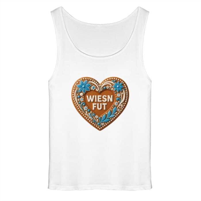 Lebkuchenherz Wiesn Fut - Relaxed Tank Top – Bild 5