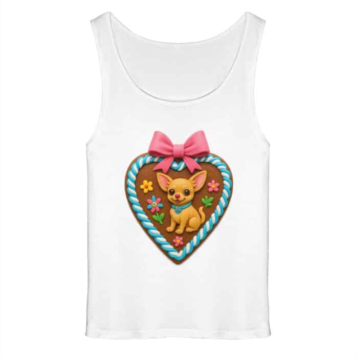 Lebkuchenherz Chihuahua - Relaxed Tank Top – Bild 5