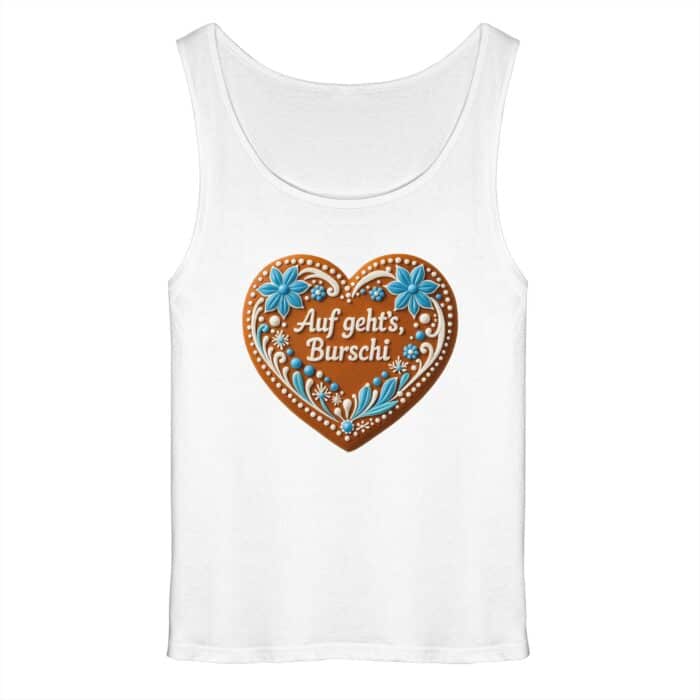 Lebkuchenherz Burschi - Relaxed Tank Top – Bild 5