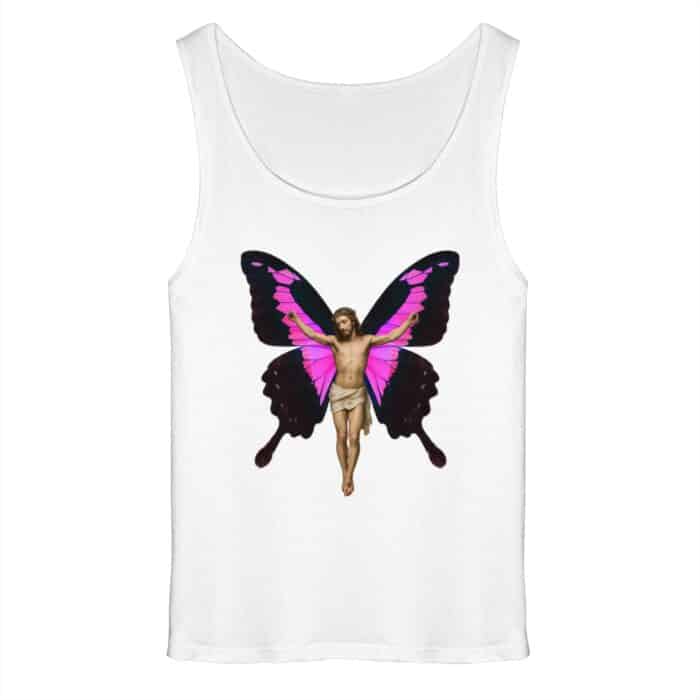 Jesus Butterfly 5 - Relaxed Tank Top – Bild 5