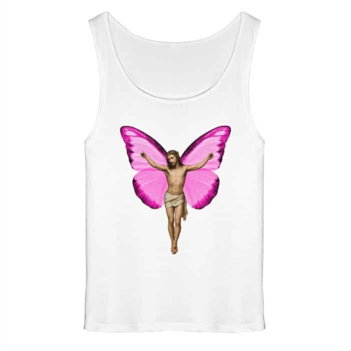 Jesus Butterfly 3 - Relaxed Tank Top – Bild 5