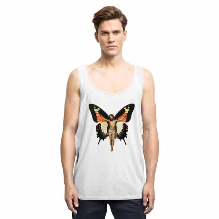 Jesus Butterfly 7 - Relaxed Tank Top – Bild 6