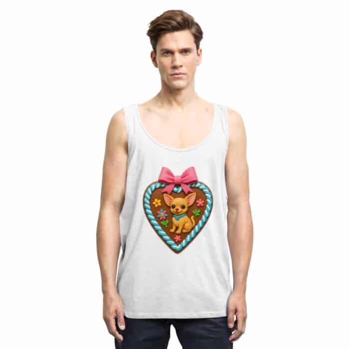 Lebkuchenherz Chihuahua - Relaxed Tank Top – Bild 6