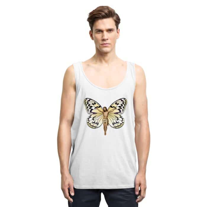 Jesus Butterfly 6 - Relaxed Tank Top – Bild 6