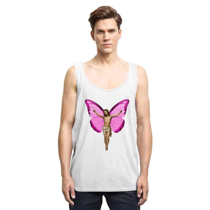 Jesus Butterfly 3 - Relaxed Tank Top – Bild 6