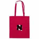 Hirsch Muster 2 Pink - Organic Cotton Bag – Bild 4