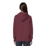 Hirsch Black - Organic Hoodie – Bild 2