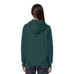 Hirsch Black - Organic Hoodie – Bild 7