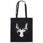 Hirsch Weiß 3 - Organic Cotton Bag