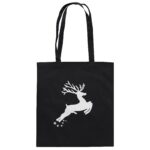 Hirsch Weiß 4 - Organic Cotton Bag