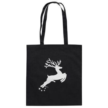 Hirsch Weiß 4 - Organic Cotton Bag