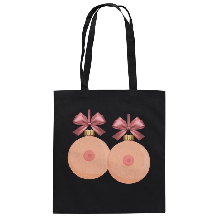 X-Mas Titten - Organic Cotton Bag – Bild 1