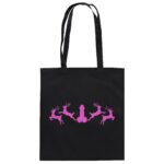 Hirsch Muster 2 Pink - Organic Cotton Bag