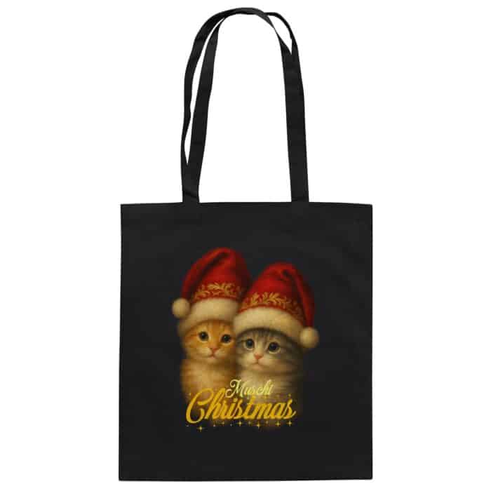 Muschi Christmas 2 - Organic Cotton Bag – Bild 1