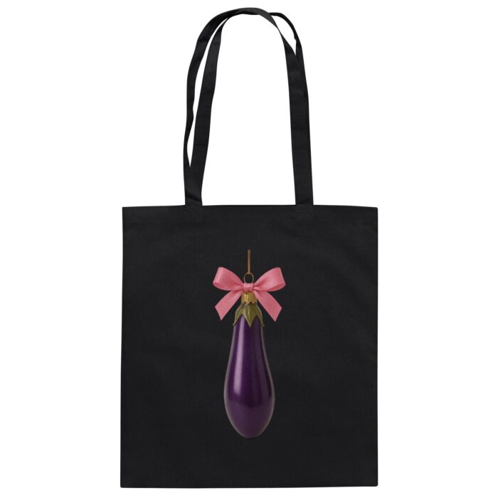 Aubergine X-Mas - Organic Cotton Bag – Bild 1